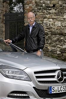 Mercedes-Benz-Chef Dr. Dieter Zetsche sagt: „Der neue CLS zeigt beispielhaft, wie Faszination und Verantwortung zusammen gehen. Die Technik hält, was die Optik verspricht.“ Foto: Auto-Reporter.NET